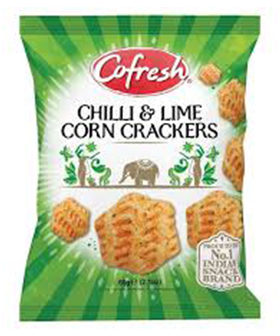 COFRESH CHILLI N LIME CRACKERS,70G