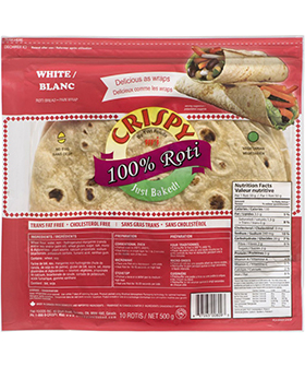 CRISPY ROTI WHOLE WHEAT,500GM