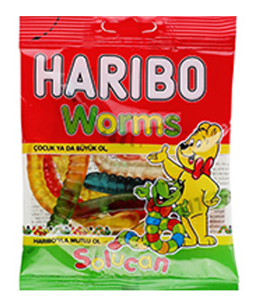 HARIBO WORMS,80G