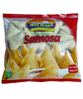 IBCO VEG SAMOSAS, 20 PIECES