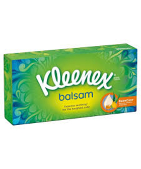 KLEEMEX BALSAM TISSUE BOX,box