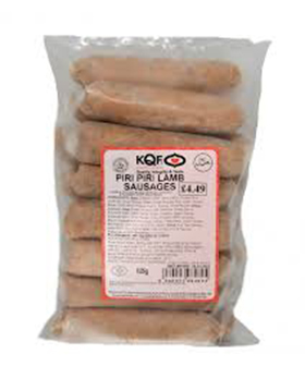 KQF PIRIPIRI LAMB SAUSAGES,730gm