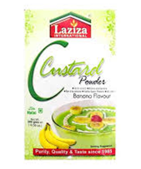 LAZIZA CUSTARD POWDER BANANA,300GM