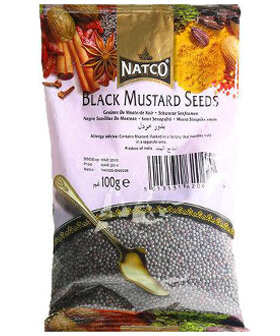 NATCO BLACK MUSTARD SEEDS,100gm