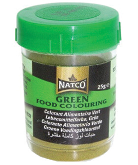 NATCO GREEN FOOD COLOUR,25G