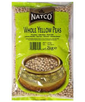 NATCO WHOLE YELLOW PEAS 2KG,2KG