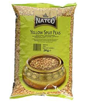 NATCO YELLOW SPLIT PEAS,2Kg