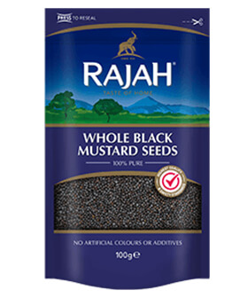 RAJAH BLACK MUSTARD SEED,100G