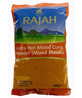 RAJAH EX HOT MIX CURRY POWDER,400GM