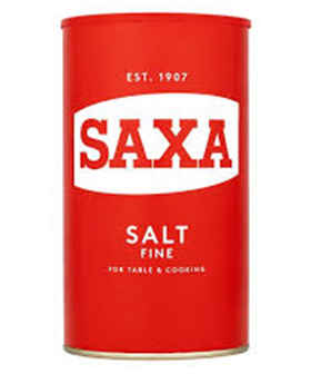 SAXA TABLE SALT ,750G