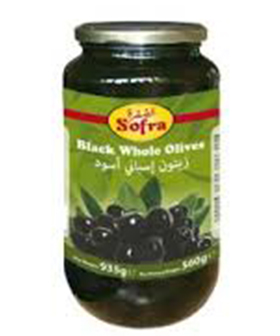 SOFRA BLACK WHOLE OLIVE,935gm