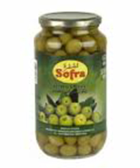 SOFRA GREEN OLIVES ,935GM