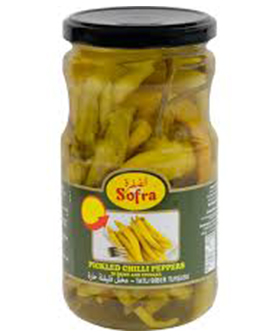 SOFRA PICKLED CHILLI PEPPERS,640GM