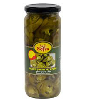 SOFRA SLICED GREEN JALAPENO,690GM