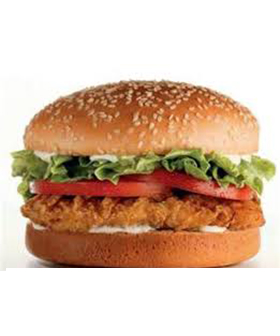 SPICY CHICKEN BURGER 10,550grm