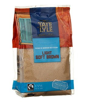 T . TLE LIGHT BROWN SUGAR ,500GM