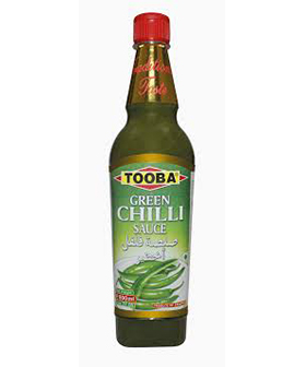 TOOBA GREEN CHILLI SAUCE,280GM