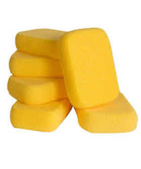 YELLOW SPONGE 6PS ,